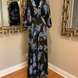 Yumi Kim Floral Kimono Maxi Dress~Size Extra Small